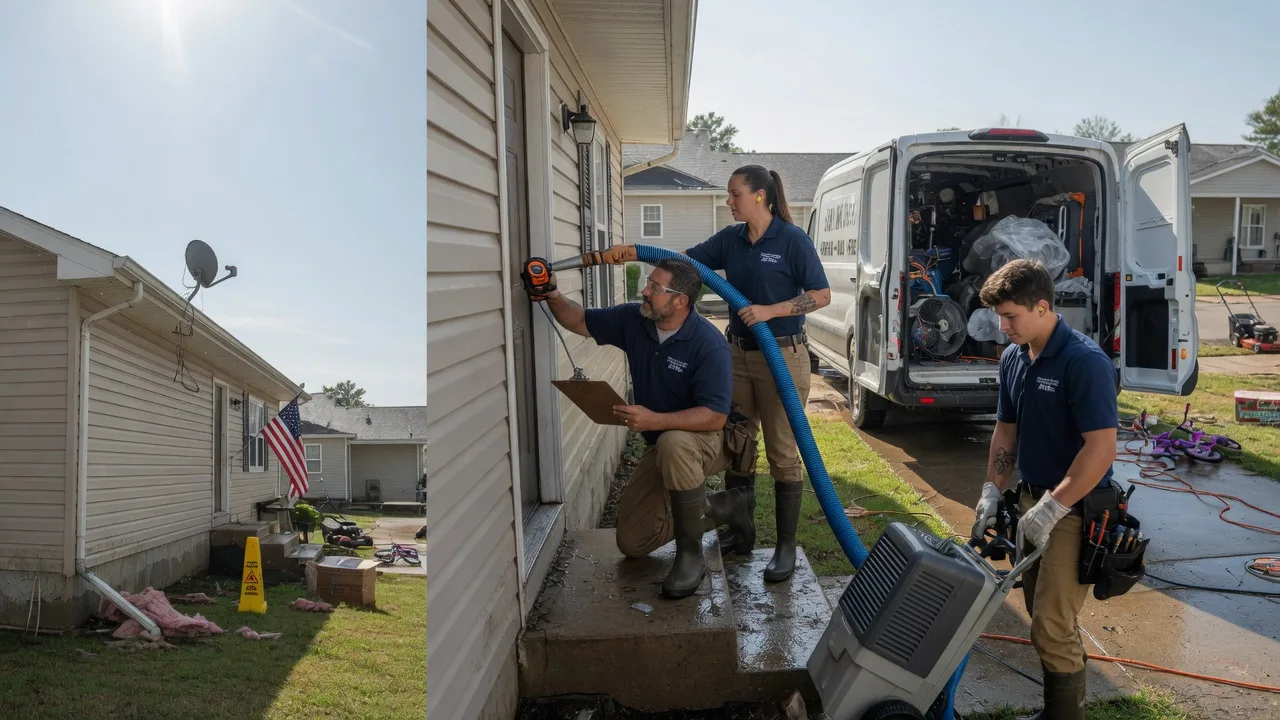 Ceiling Water Damage Restoration in Lejunior, KY near me